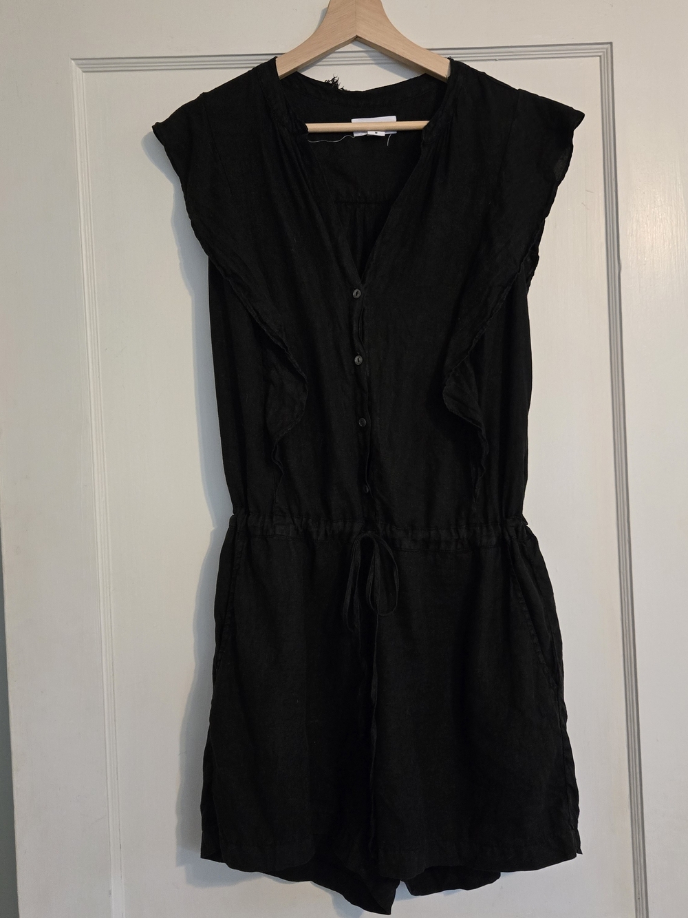Velvet by Graham & Spencer Black Sleeveless Romper